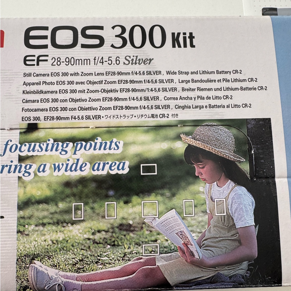 Canon EOS 300 Kit Silver Film Camera - Picture 6 of 10